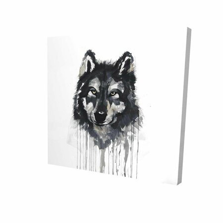 BEGIN HOME DECOR 32 x 32 in. Mysterious Wolve-Print on Canvas 2080-3232-AN410-1